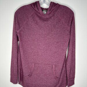 Peyton Jensen Size XS (0-2) Plum Pullover Hoodie (runs large - please see meas.)